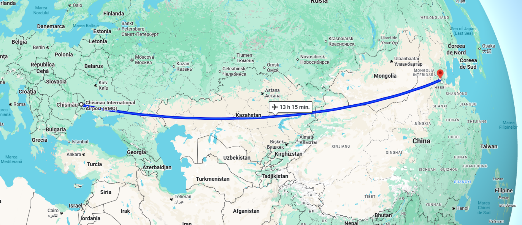 bilete de avion chisinau - beijin voiaj.md